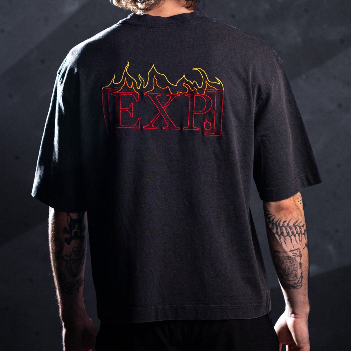 'Flames' Tee (Washed / Red)