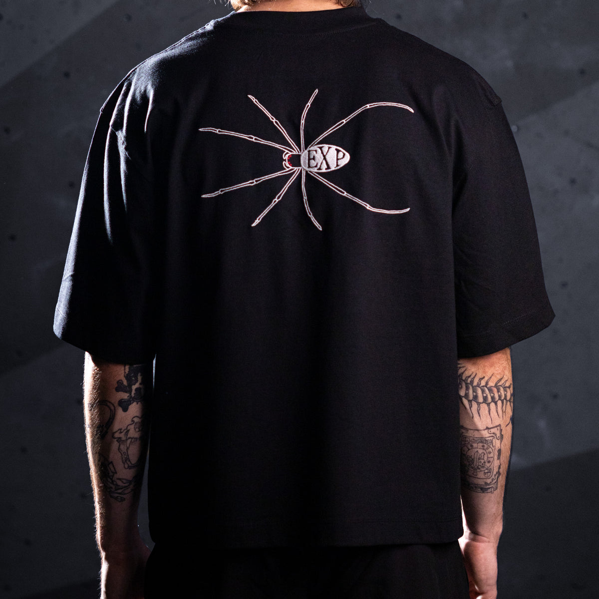 'Orb Weaver' Tee (Black / White)