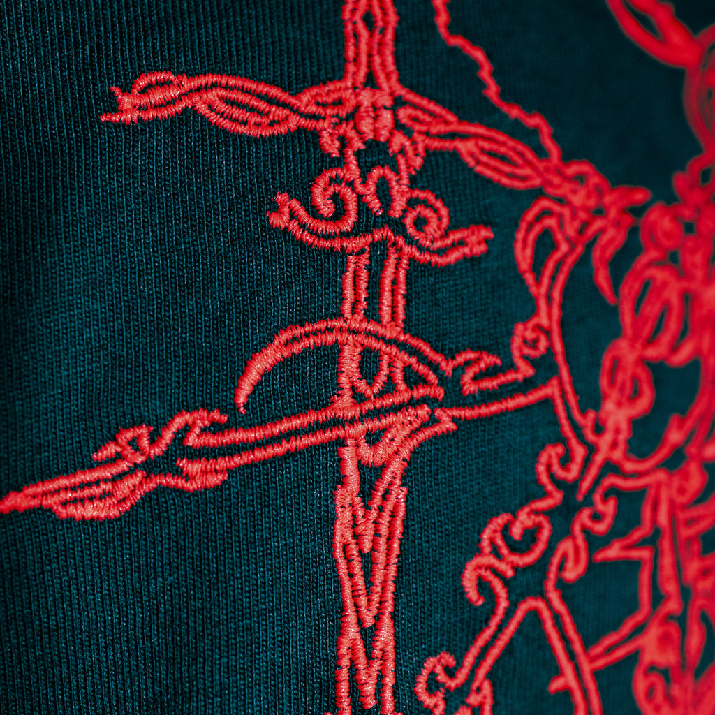 'Cyber' Tee  (Black / Red)
