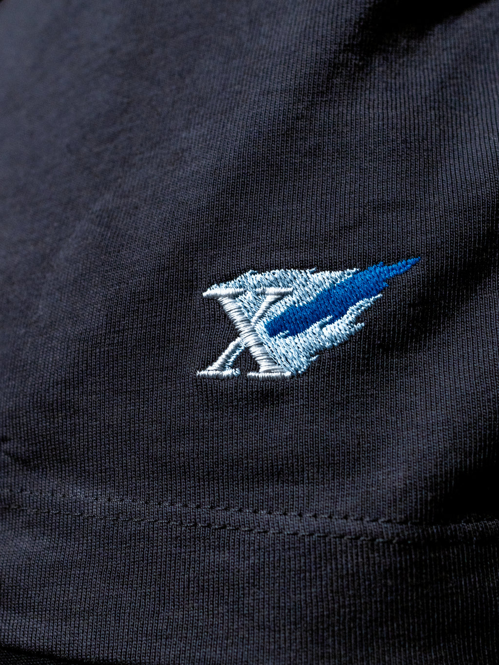 'Flames' Tee (Grey / Blue)