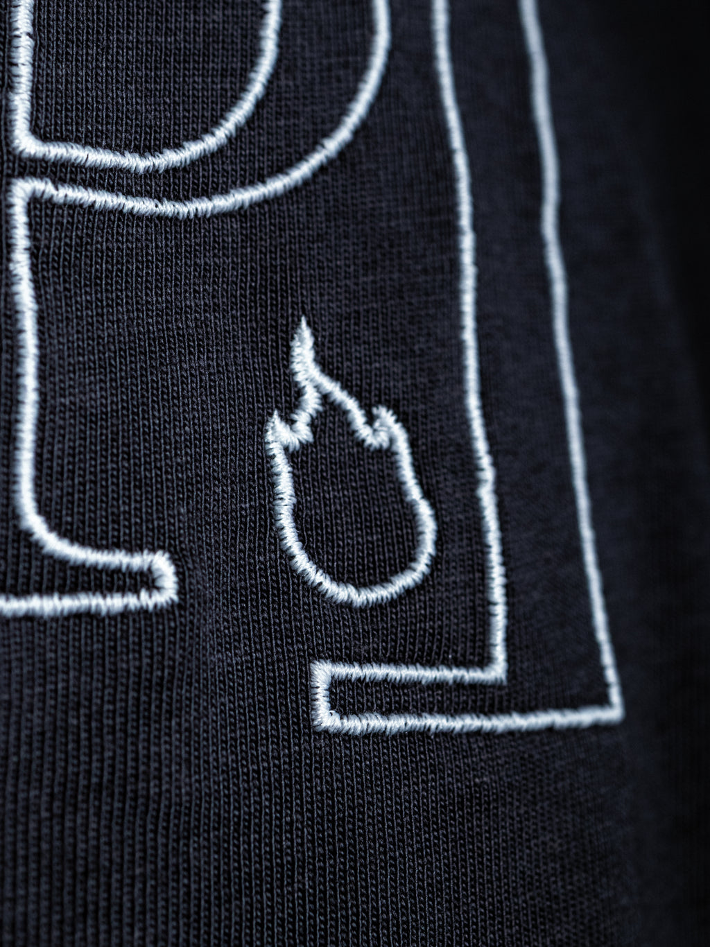 'Flames' Tee (Grey / Blue)