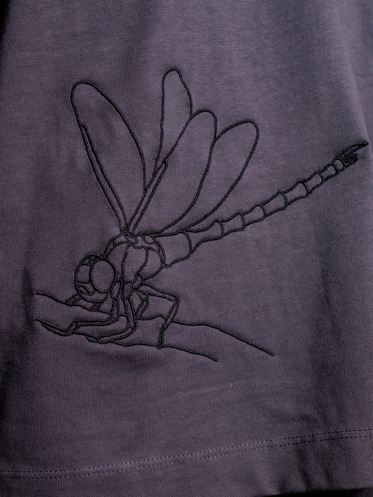 'Dragonfly' Tee (Grey / Black)