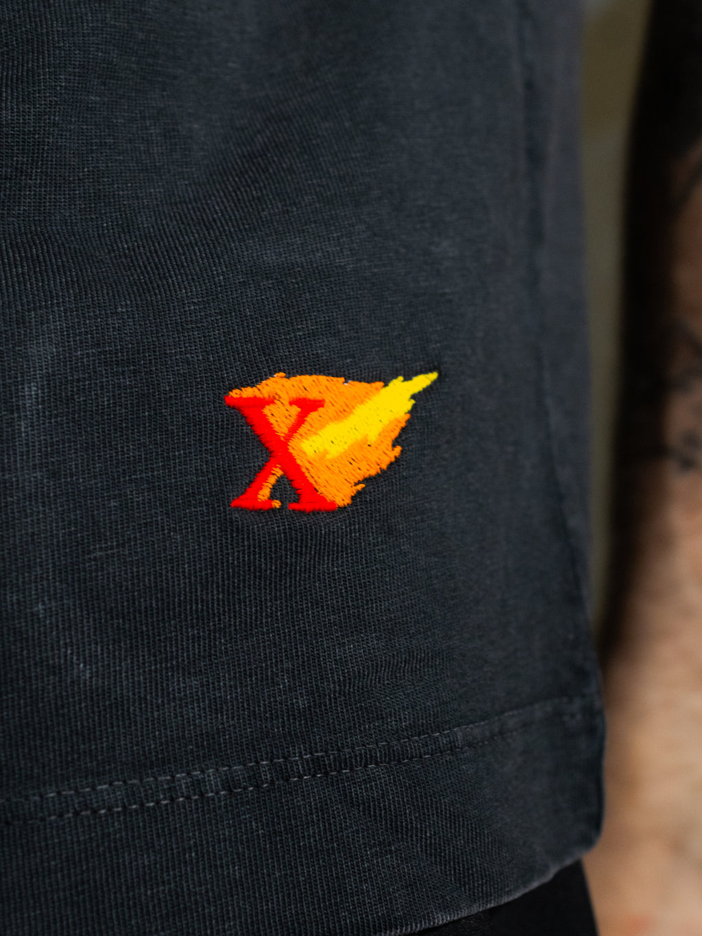 'Flames' Tee (Washed / Red)