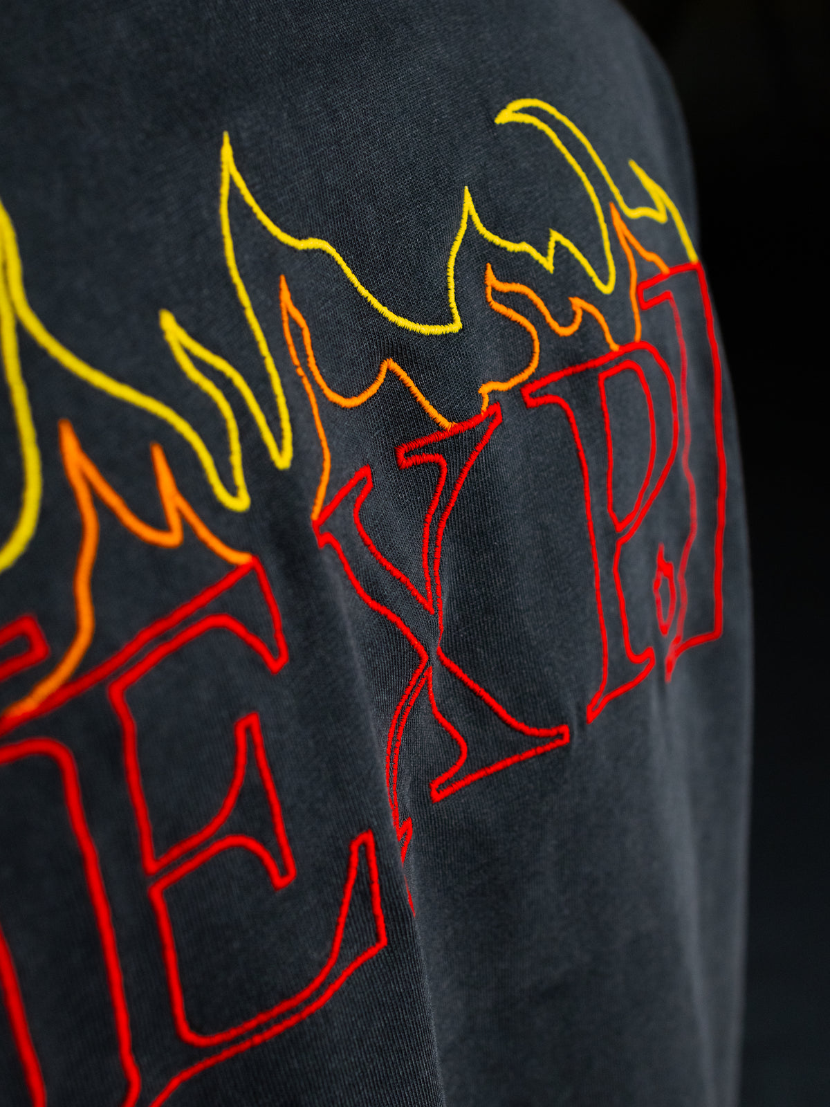 'Flames' Tee (Washed / Red)