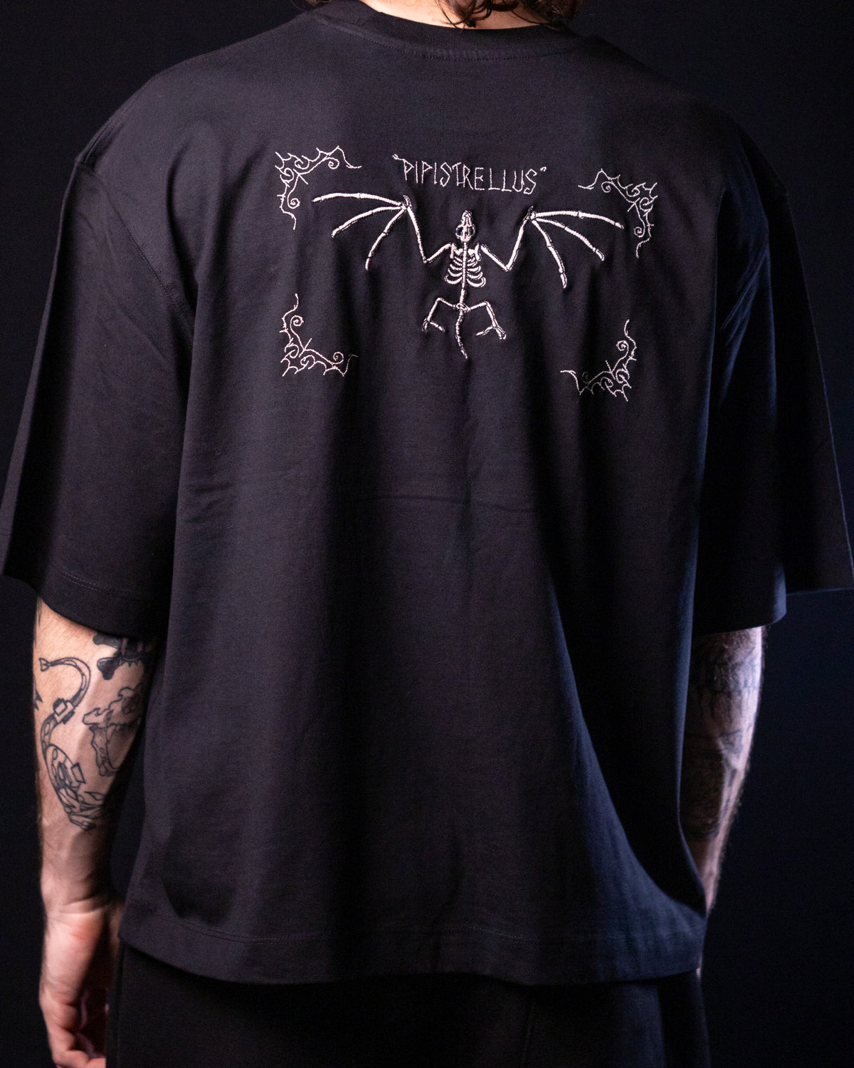 'BAT' Tee (Black / Bone)