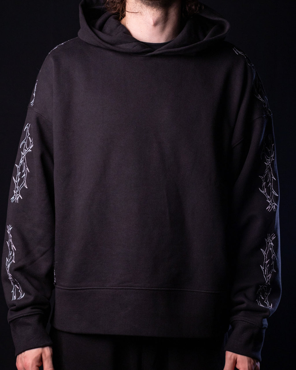 Thorns Hoodie (Black / White)