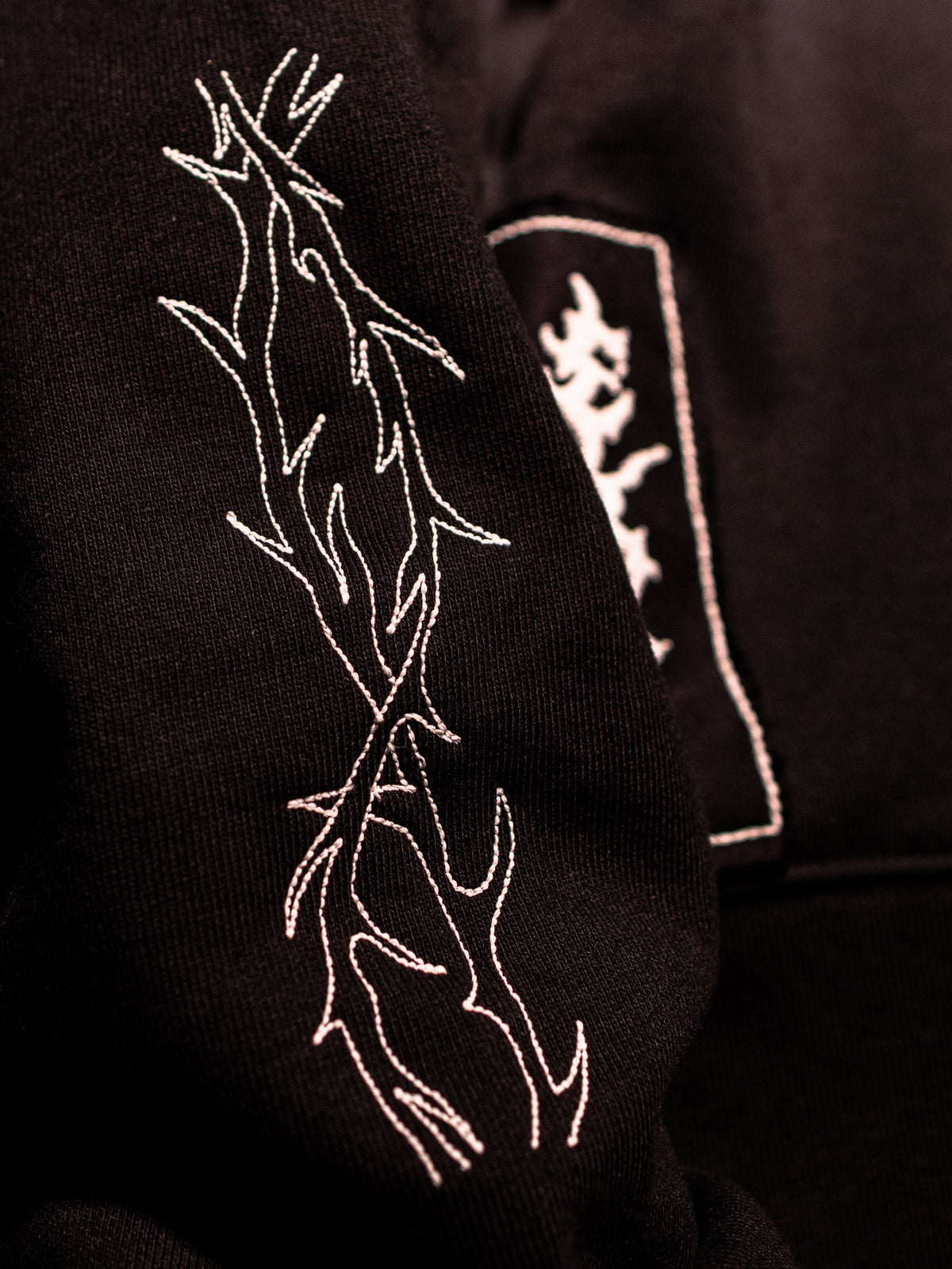 Thorns Hoodie (Black / White)