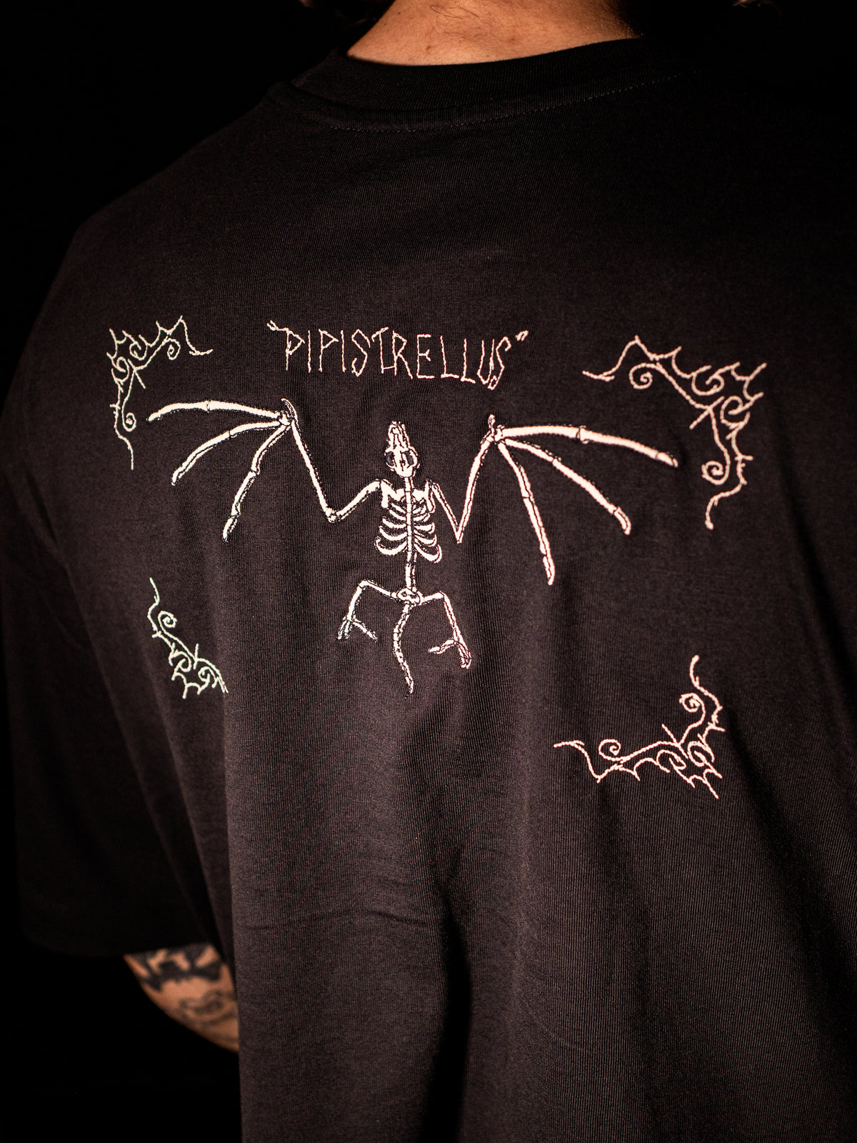 'BAT' Tee (Black / Bone)